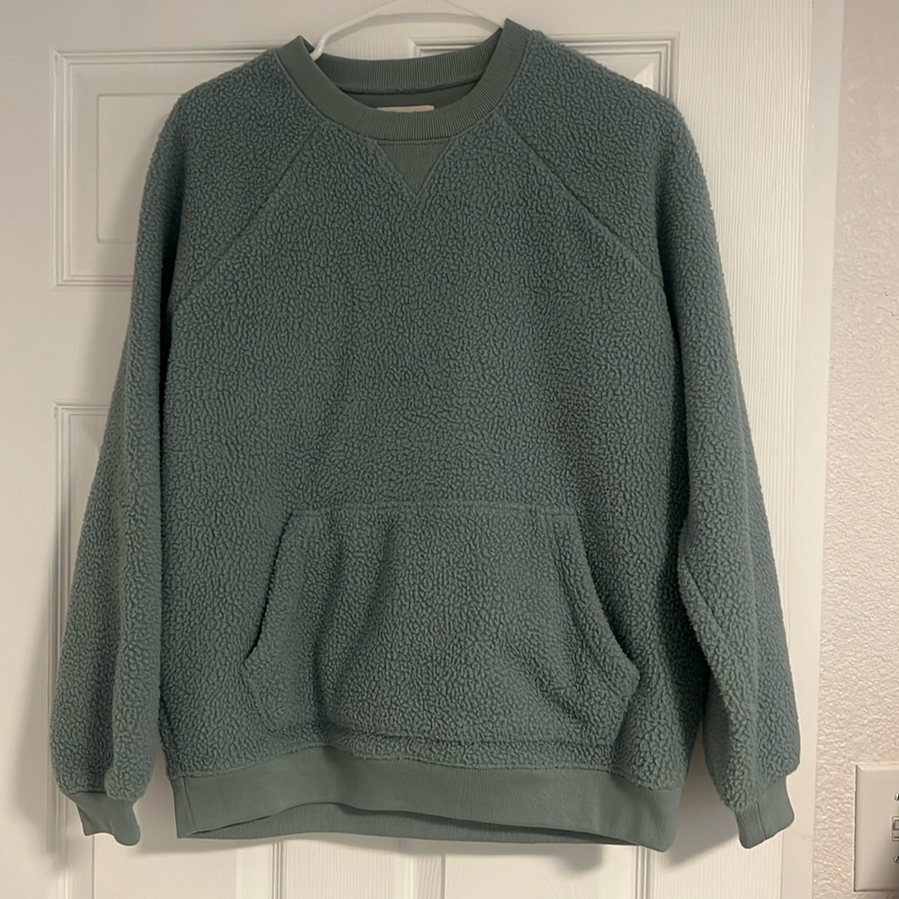 NEW w/out tags Madewell Seafoam Pullover Fleece XS